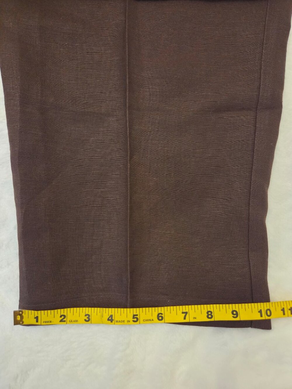 NWT Cubavera Men’s Chocolate Brown Linen Blend Drawstring Pants - XXL (44-46) - Picture 14 of 14
